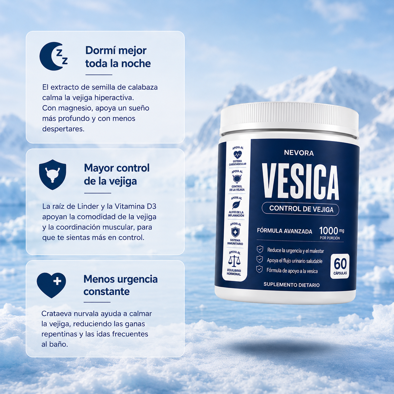 Vesica | Fortalece el control de la vejiga