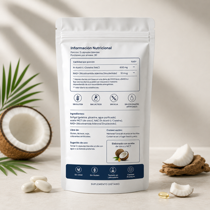 NAC + NAD COMPLEX | Energía Celular y Protección Antioxidante