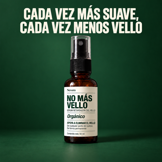 NO MÁS VELLO | Sérum orgánico que frena el crecimiento del vello