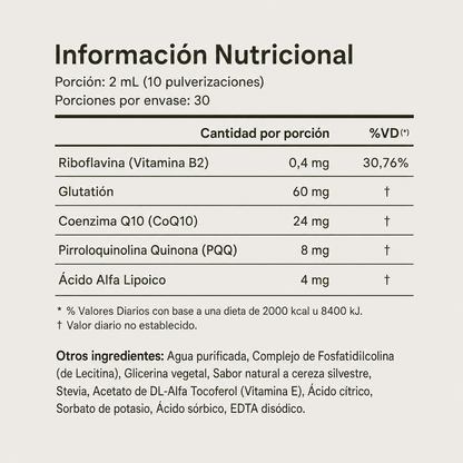 Glutatión liposomal | Piel, Energía y Detox