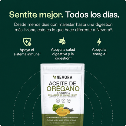Cápsulas de Aceite de Orégano Nevora