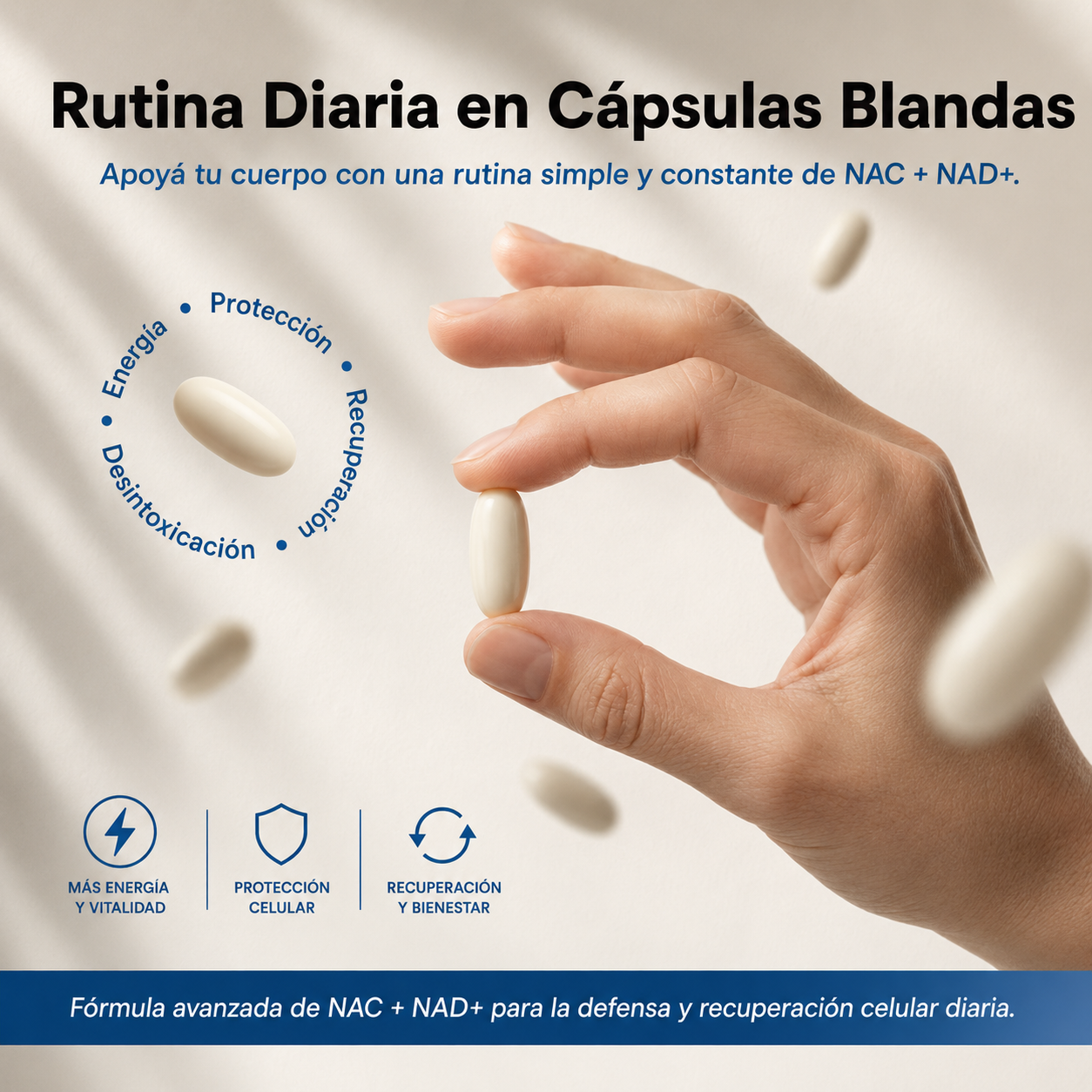 NAC + NAD COMPLEX | Energía Celular y Protección Antioxidante