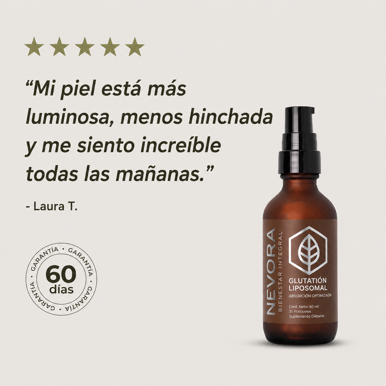 Glutatión liposomal | Piel, Energía y Detox