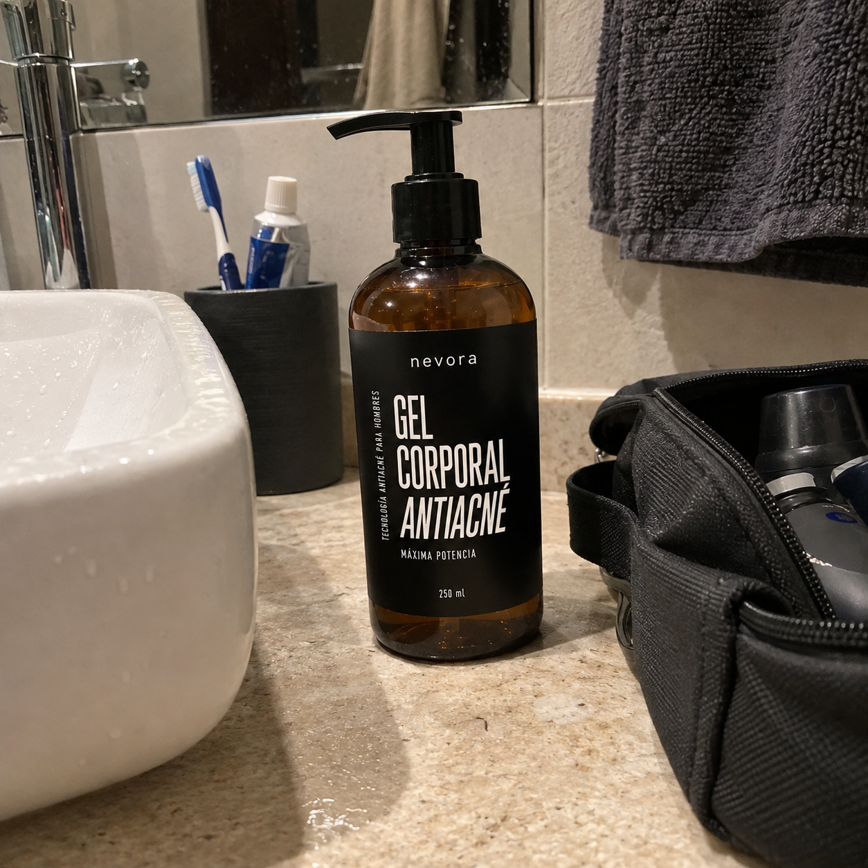 Gel corporal antiacné Nevora