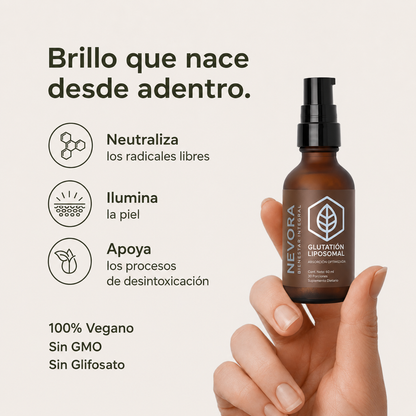 Glutatión liposomal | Piel, Energía y Detox