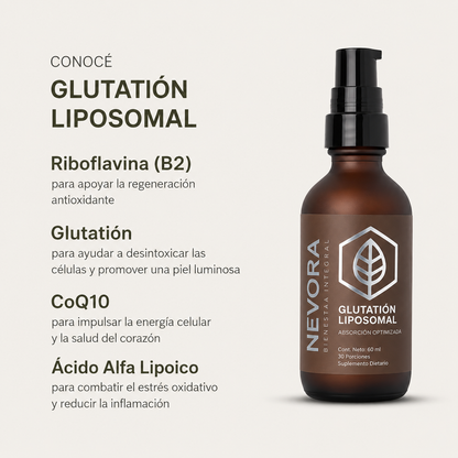 Glutatión liposomal | Piel, Energía y Detox
