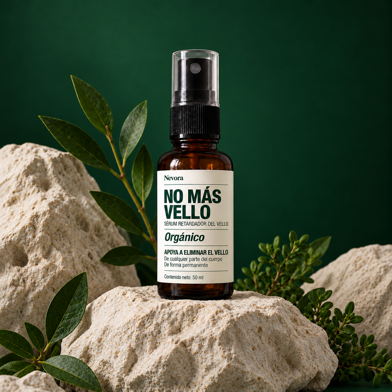 NO MÁS VELLO | Sérum orgánico que frena el crecimiento del vello